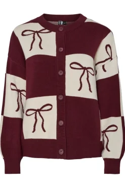 Pcjette Xmas Ls O-Neck Knit Cardigan