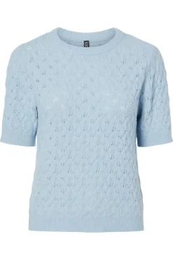 Pclelou Ss O-Neck Knit