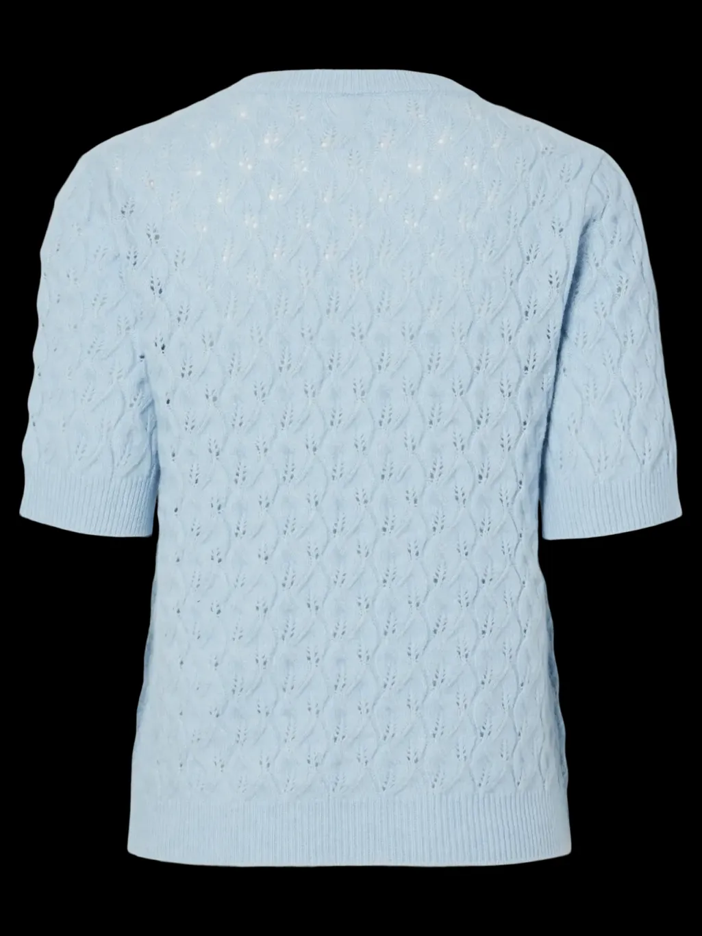 Pclelou Ss O-Neck Knit