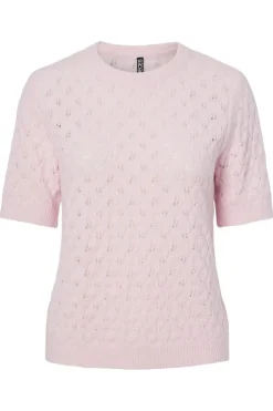 Pclelou Ss O-Neck Knit