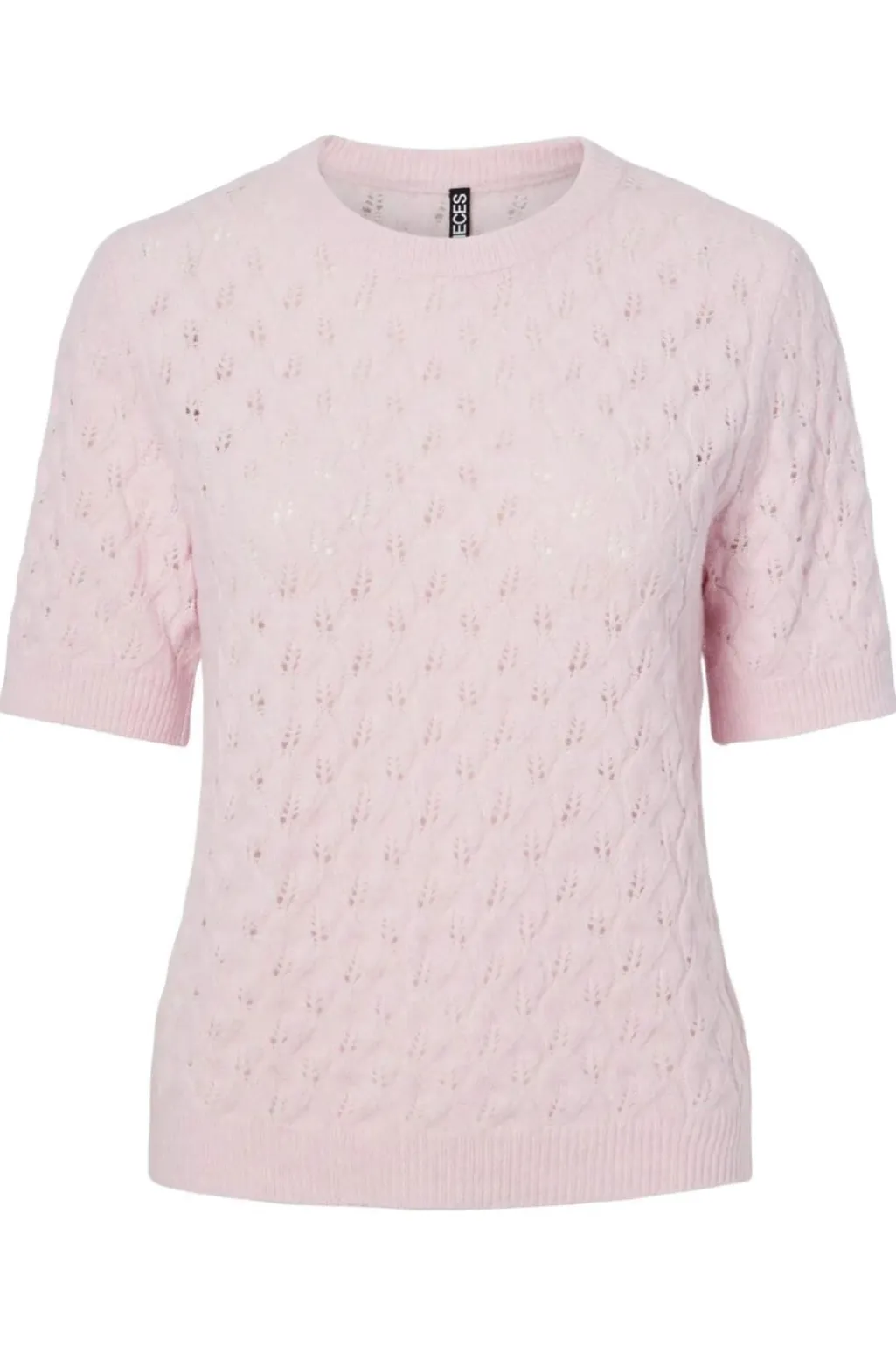 Pclelou Ss O-Neck Knit