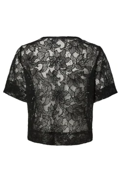 Pclouise 2/4 V-Neck Tie Top