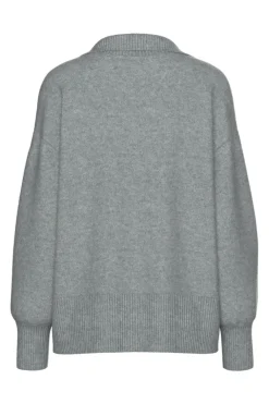 Pcmalou Ls Polo Knit