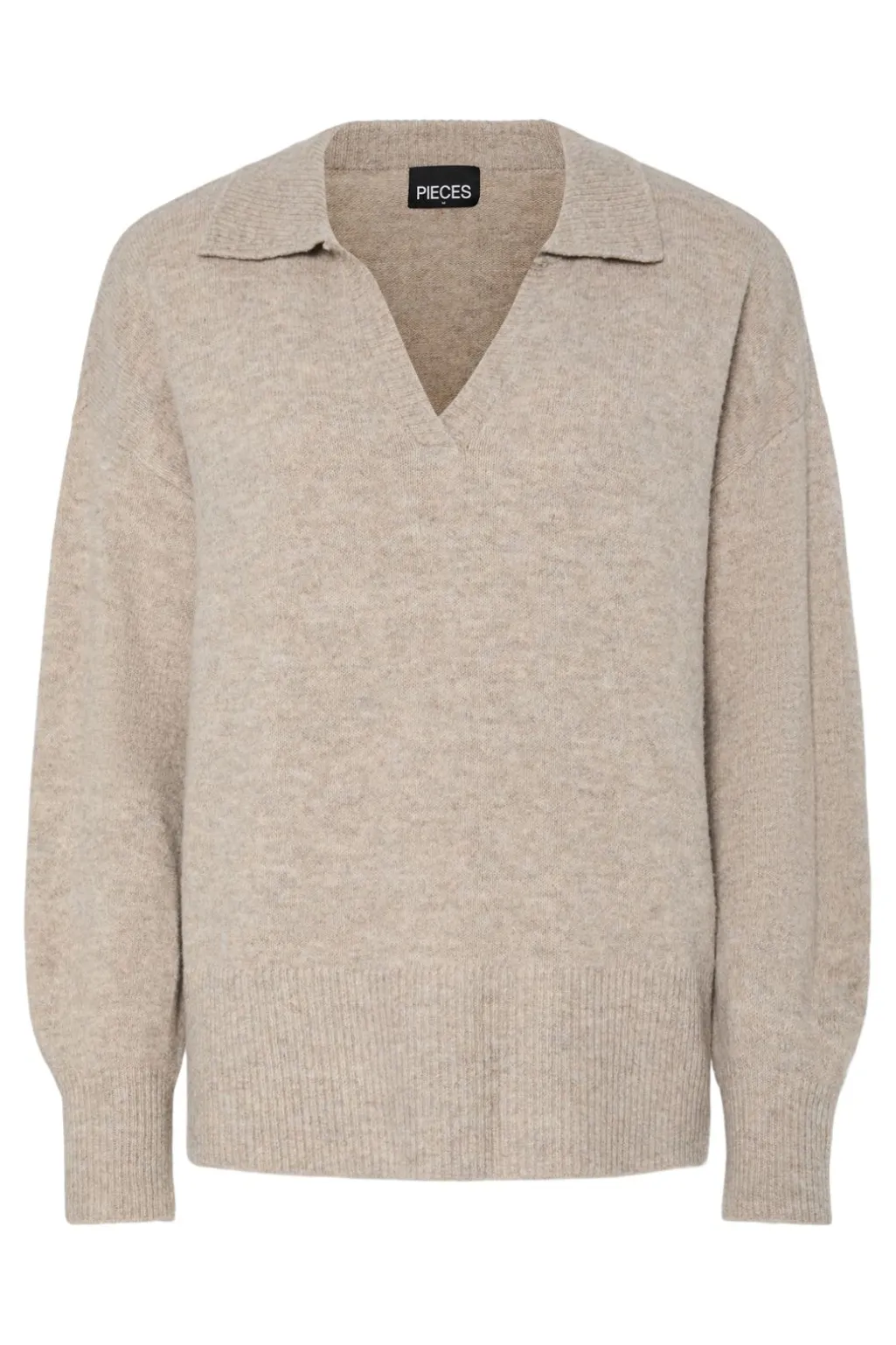 Pcmalou Ls Polo Knit