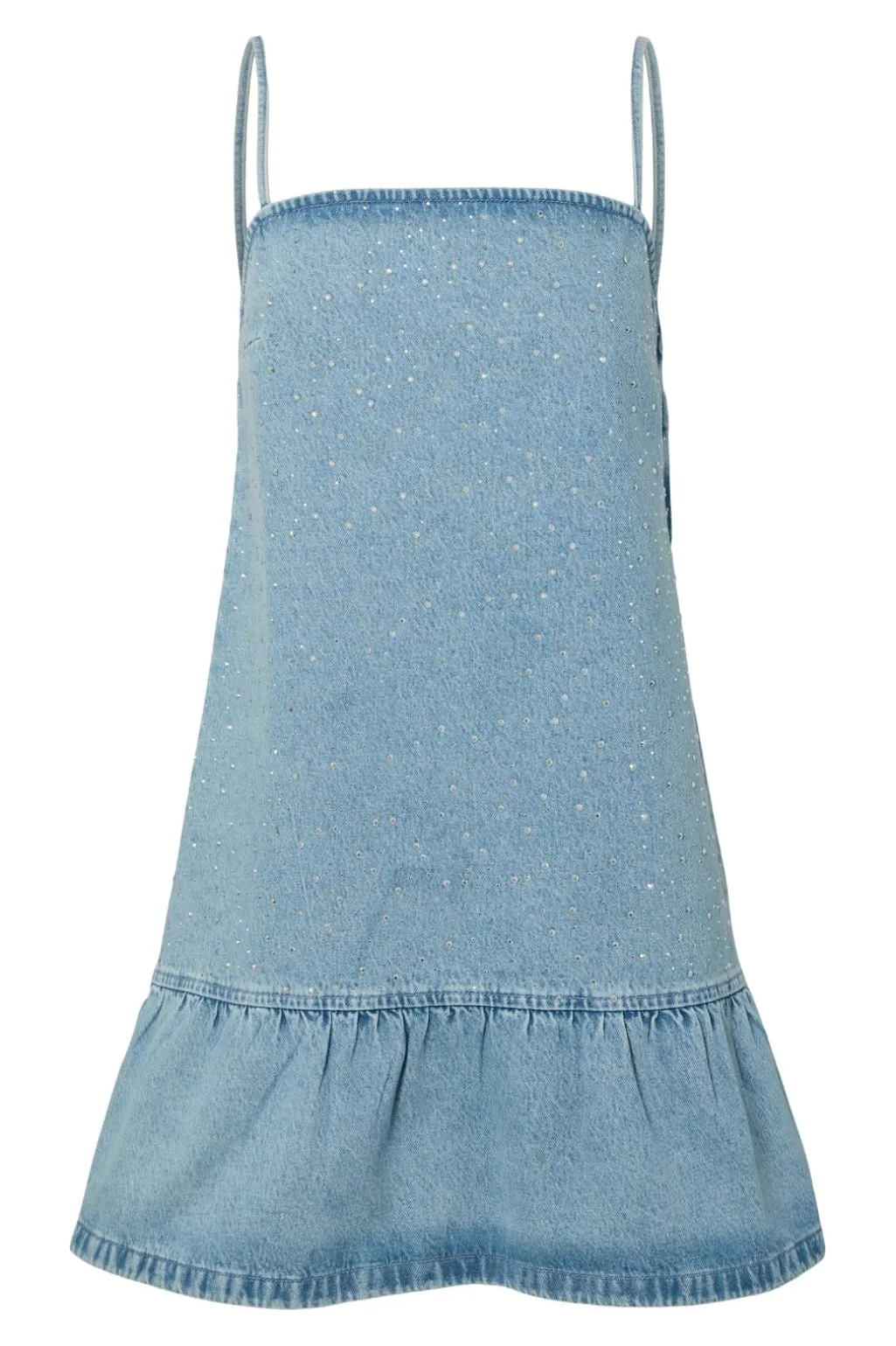 Pcnoel Short Slip Denim Dress Fsy