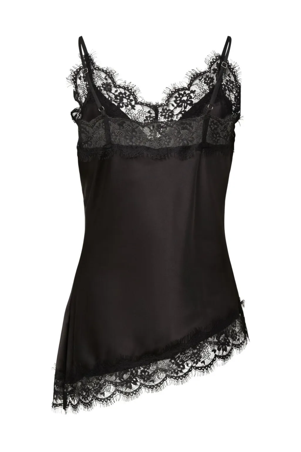 Pcnomi Strap Satin Lace Top