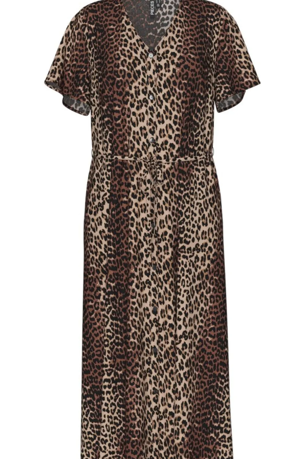 Pcnya Ss V-Neck Midi Dress