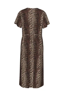 Pcnya Ss V-Neck Midi Dress