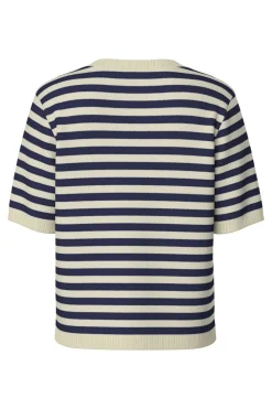 Pcorina Ss Stripe Knit Cardi Pwp