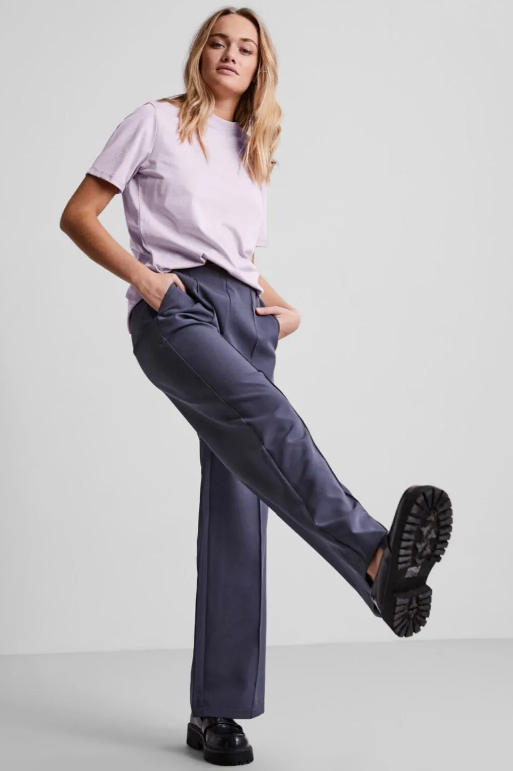 Pcria Ss Fold Up Solid Tee