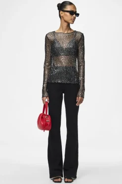Pcrissi Ls Sequins Top