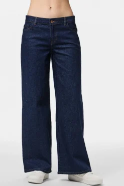 Pcselma Lw Wide Jeans Rinse