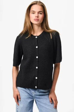 Pcsilly Ss O-Neck Knit Cardigan