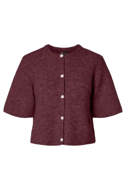 Pcsilly Ss O-Neck Knit Cardigan