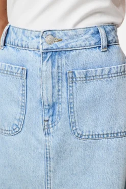 Pcsky Mini Denim Skirt