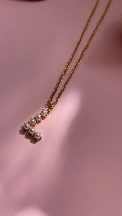 Pearl Letter Necklace