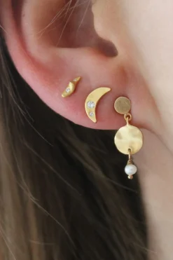 Petit Bella Moon Earring Goldenen