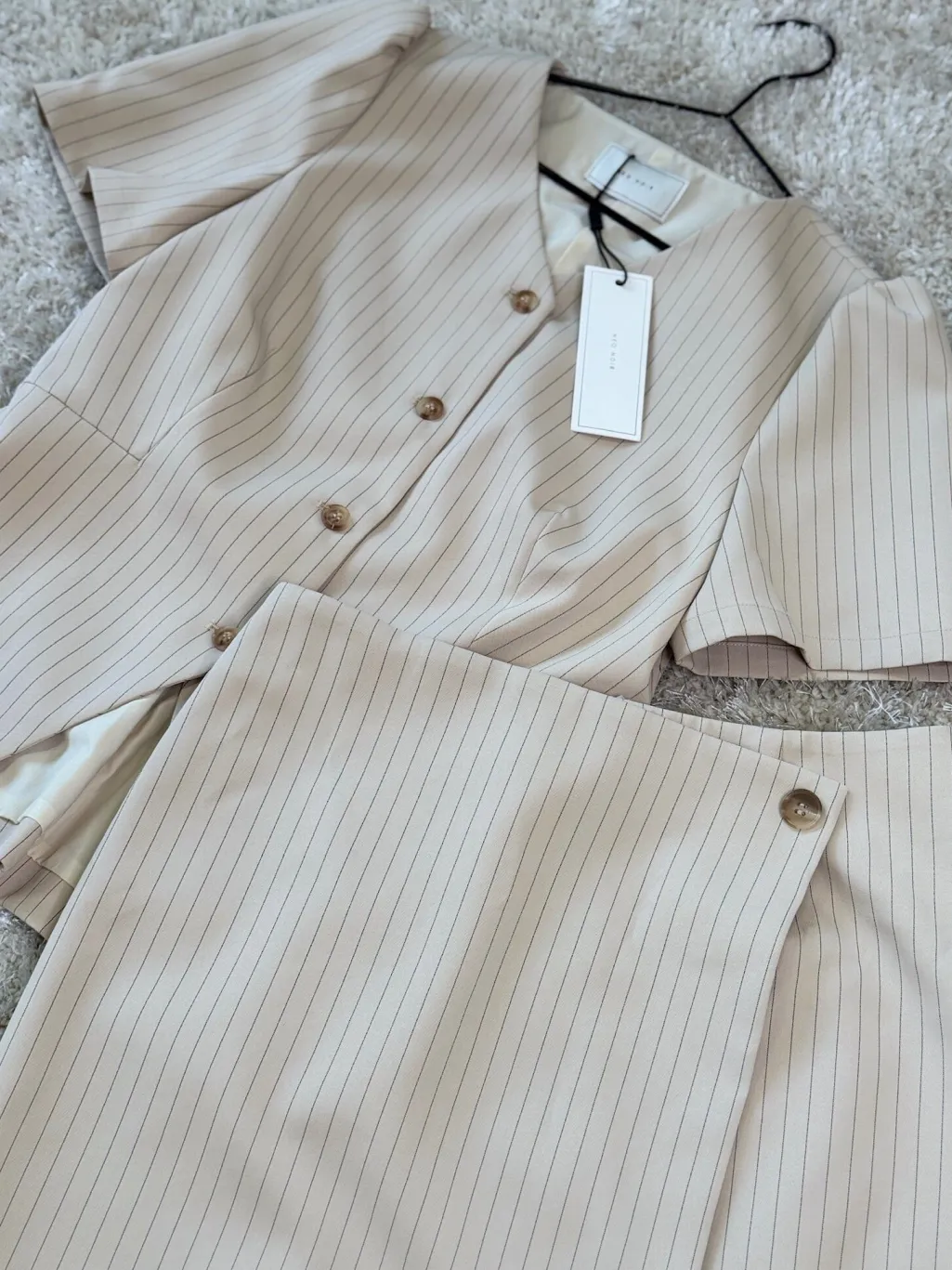 Petrani Pinstriped Skirt 165192