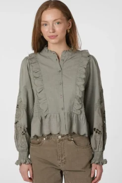 Petrine Embroidery Blouse 161136