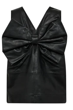 Phoebecc Leather Bow V-Top 35884