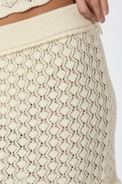 Pillina Crochet Knit Skirt 165220