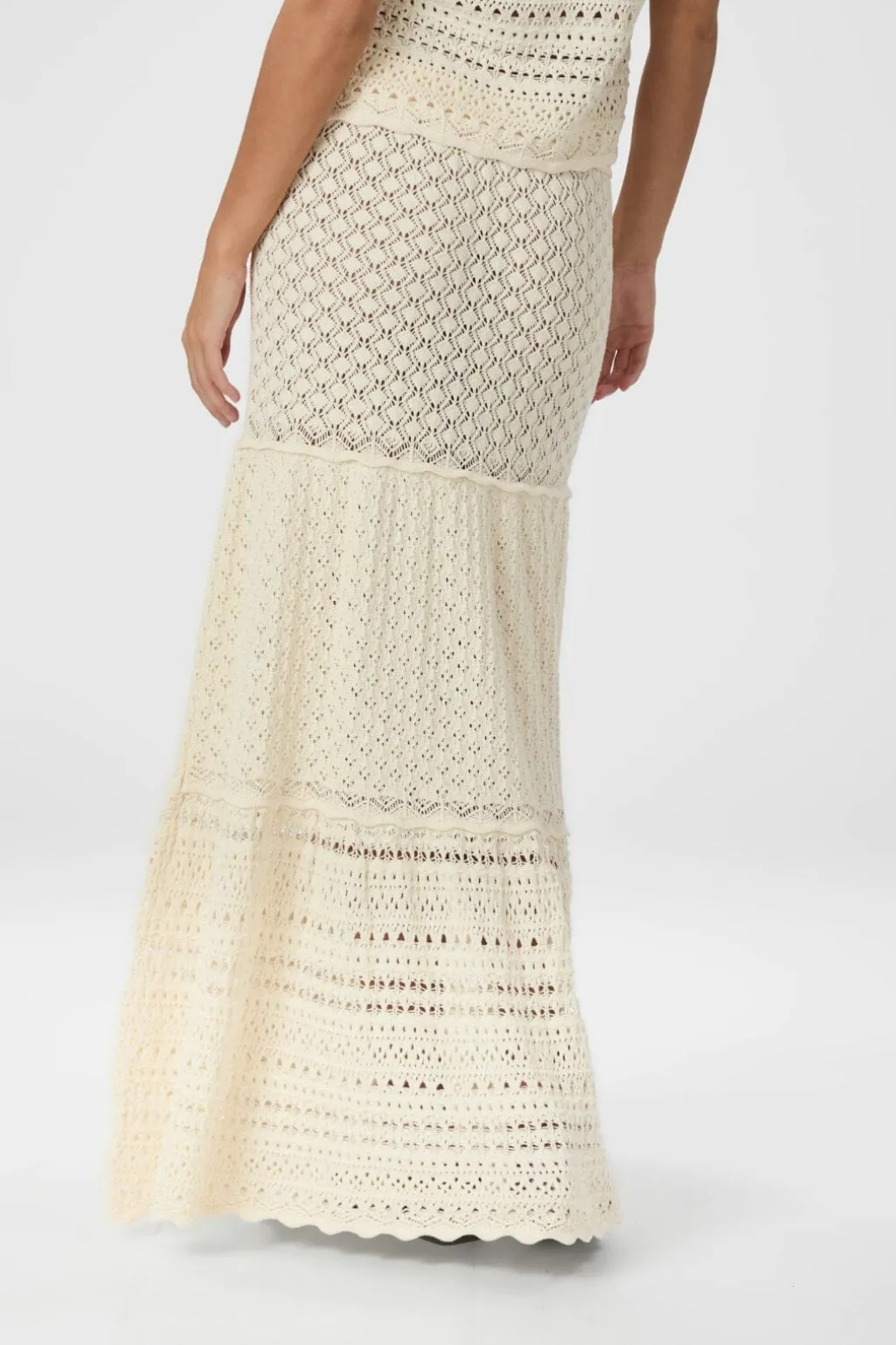 Pillina Crochet Knit Skirt 165220