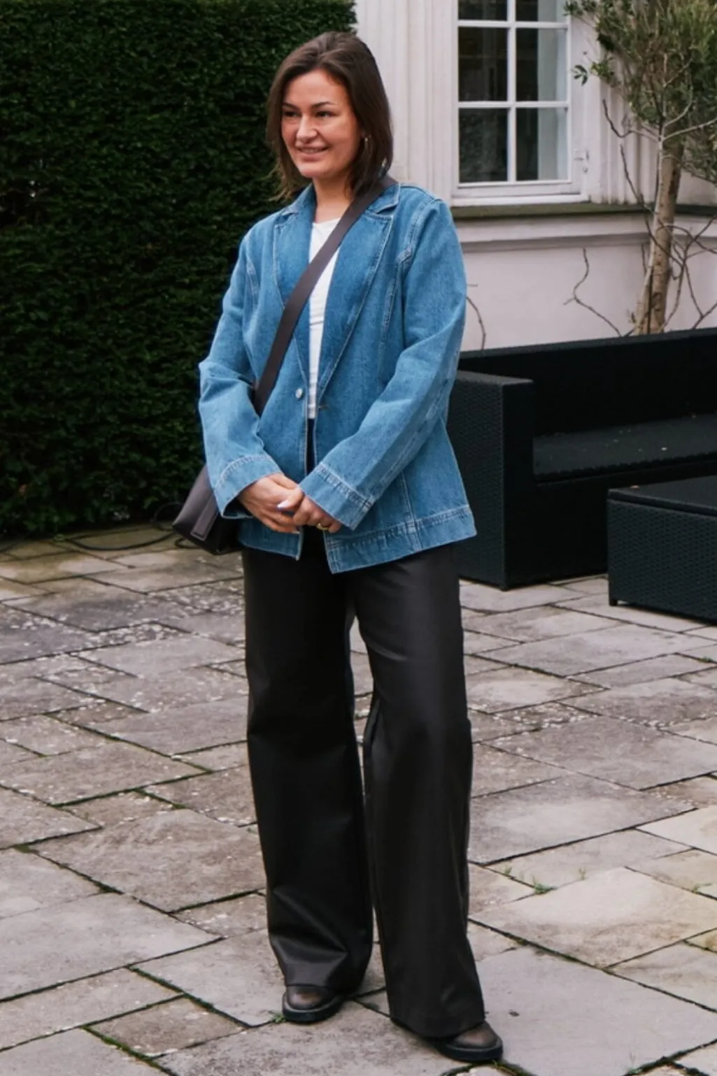 Pinur Faux Leather Pants 164609