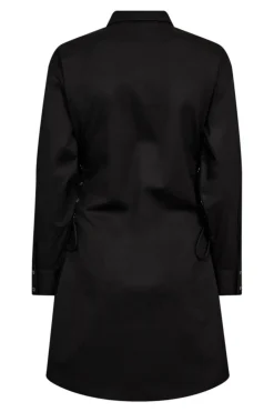 Poppycc Eyelet Tie Shirt Dress 36525