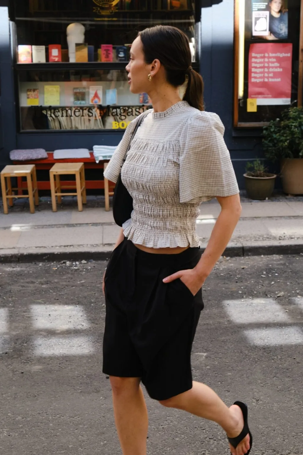 Possini Small Check Blouse 165420