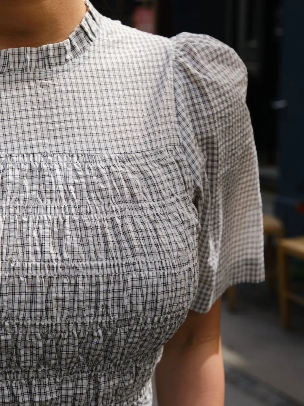 Possini Small Check Blouse 165420