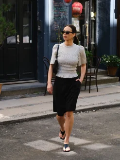 Possini Small Check Blouse 165420