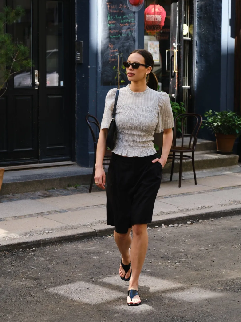 Possini Small Check Blouse 165420