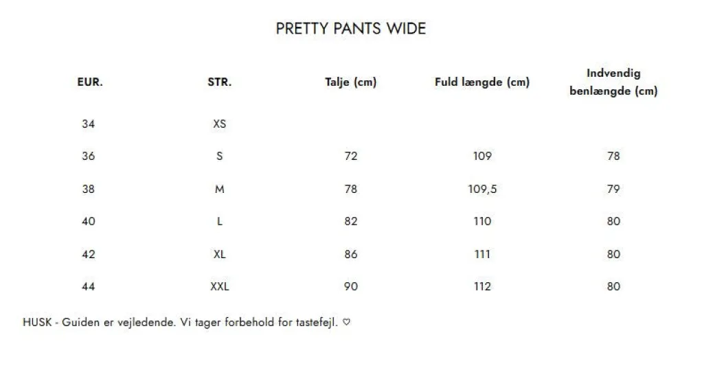 Pretty Pants Wide 163193