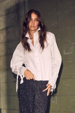 Pure Cuff Tie Shirt HL10386