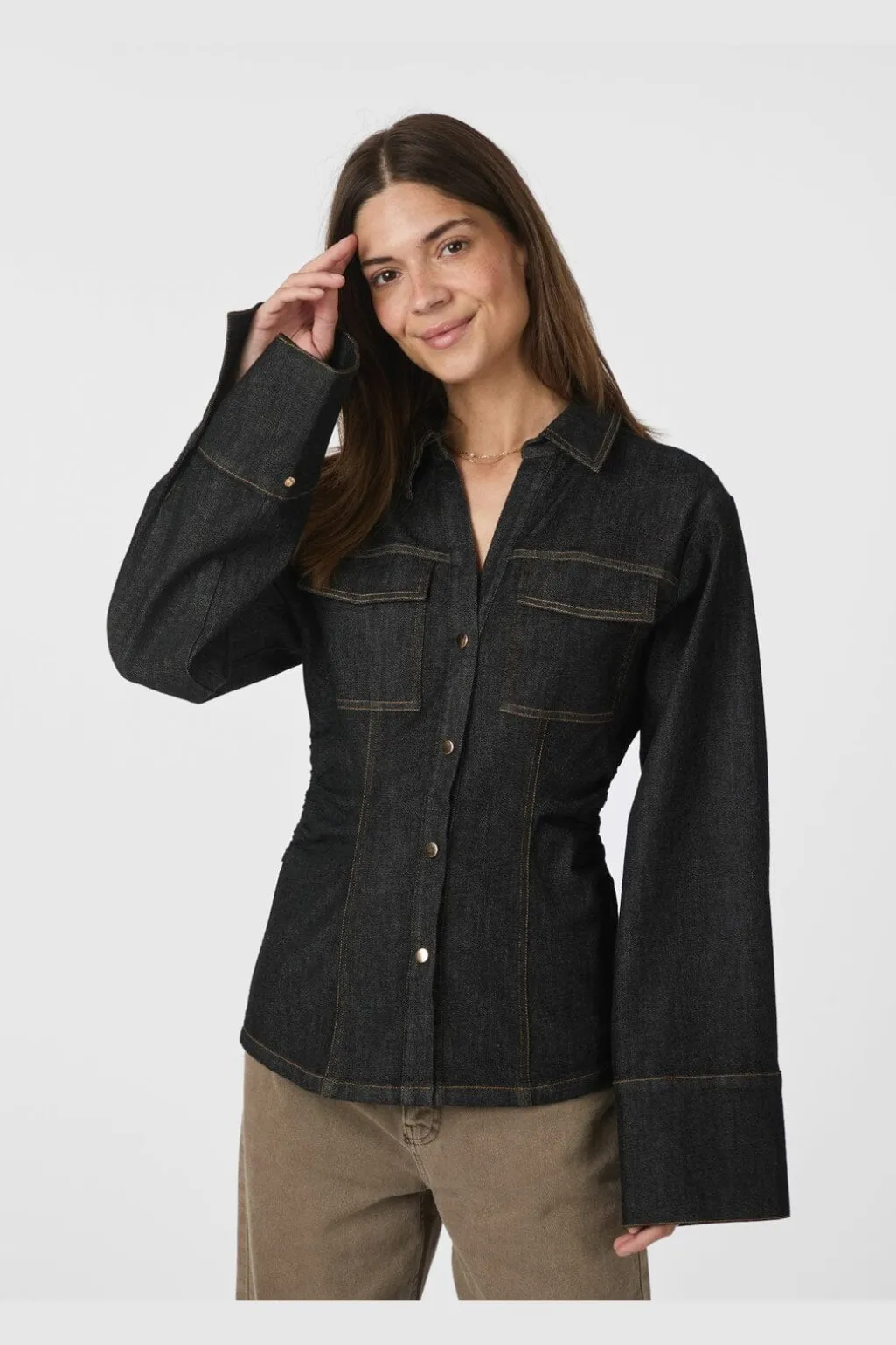 Rabia Denim Shirt 166018