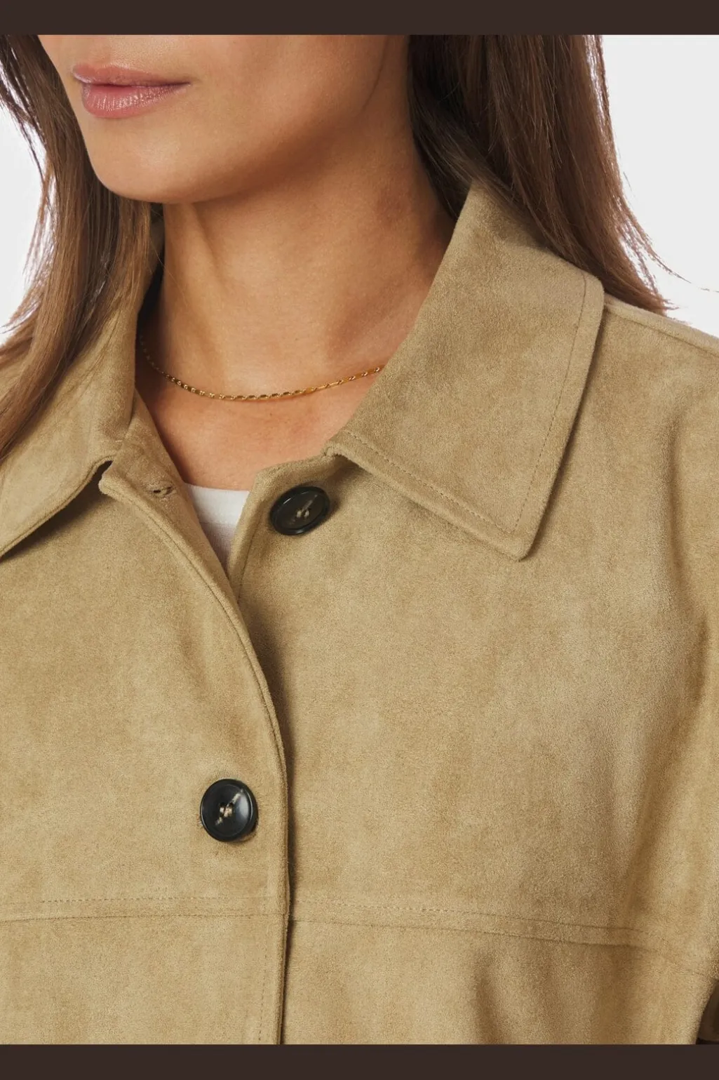 Ravina Faux Suede Jacket 167352