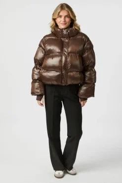 Rhea Shiny Puffer Jacket 165094