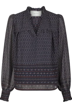 Rhia Border Pattern Blouse 163994