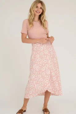 Rib Knit Short Sleeve Top