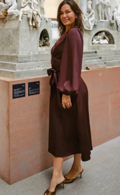 Rimini Heavy Sateen Dress 163039