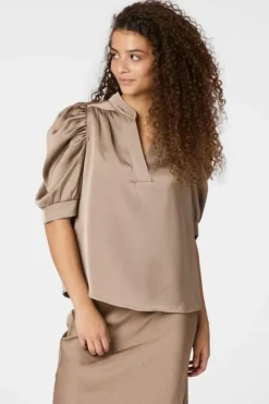 Roella Heavy Sateen Blouse 162590