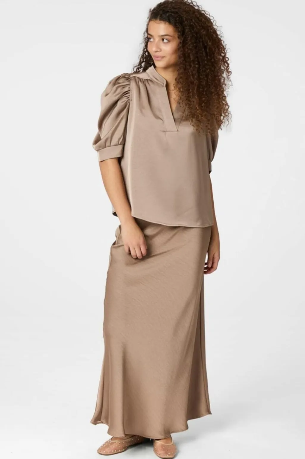 Roella Heavy Sateen Blouse 162590