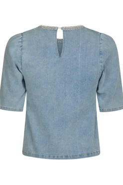 Rosia Denim Emb Top 165734