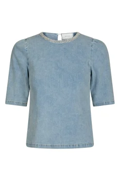 Rosia Denim Emb Top 165734