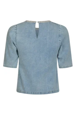 Rosia Denim Emb Top 165734