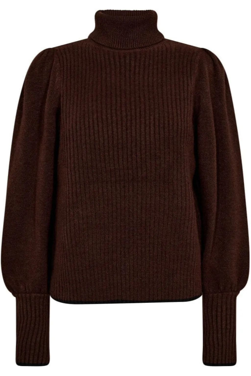 Rowcc Puff Rib Roll Neck 32209