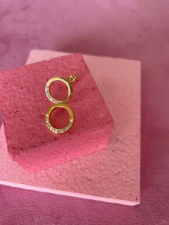 Runde Øreringe M Små Cz