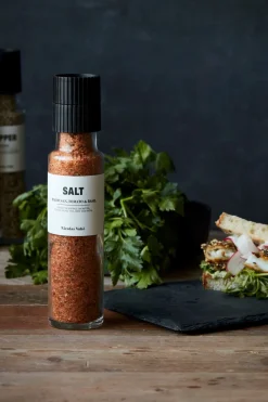 Salt, Parmesan, Tomato & Basilikum