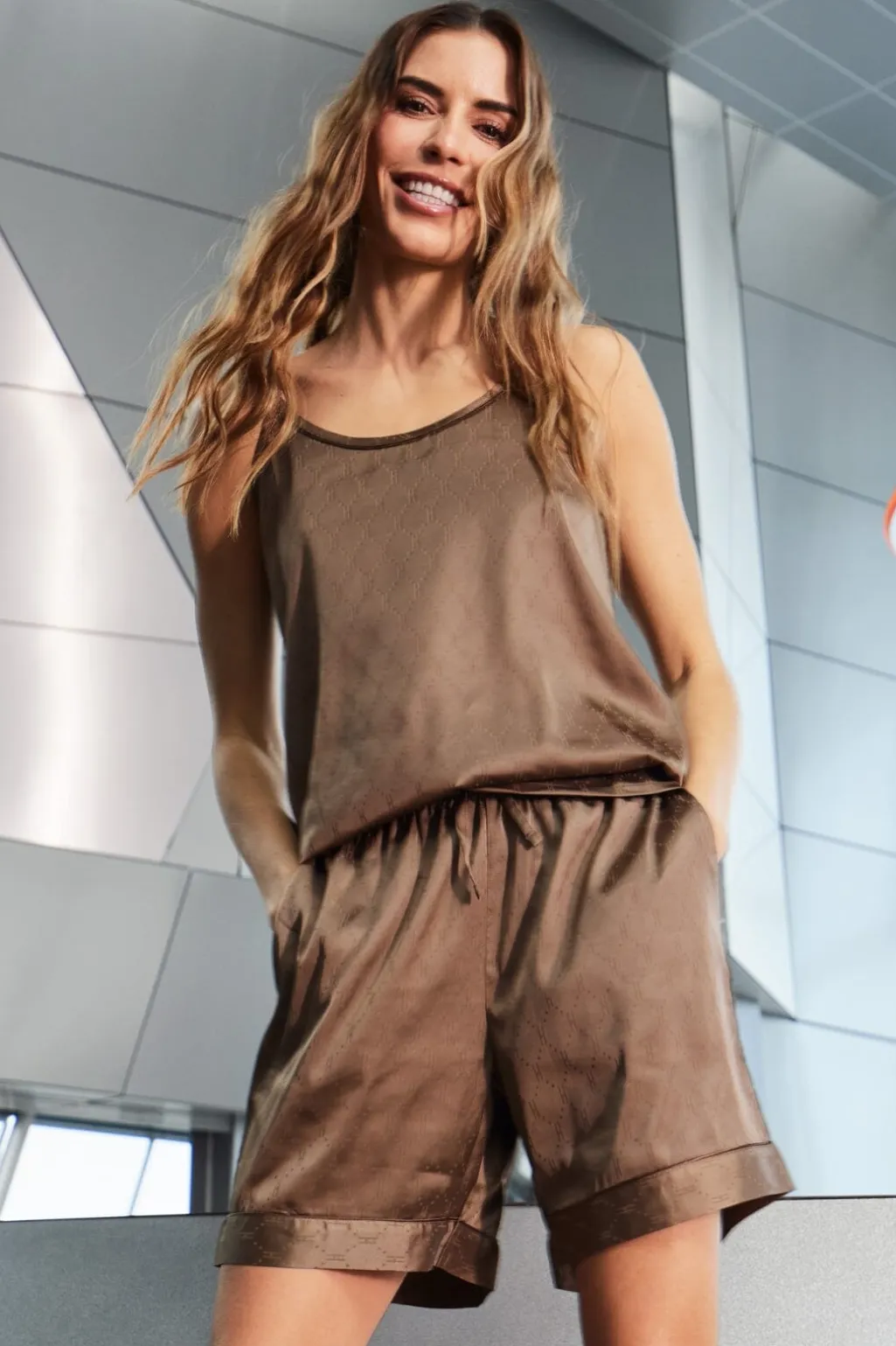 Satin Short Set 800-40