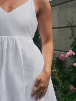 Savani Long Linen Dress 165480